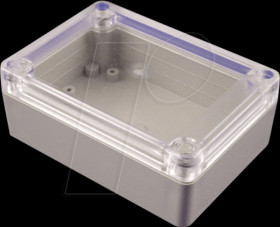 RP1085C Plastic housing, series RP, 75 x 105 x 40 mm, gray