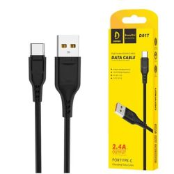 KABEL USB C DENMEN 1M CZARNY
