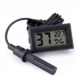 TERMOMETR HIGROMETR ELEKTRONICZNY CYFROWY LCD Z SONDĄ FY-12