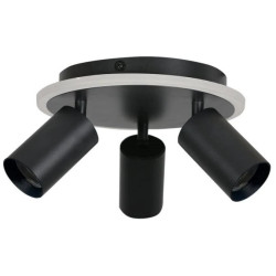 Plafon Parma 3xGU10 + 1xLED CCT czarna LP-0612/3C Round BK Light Prestige