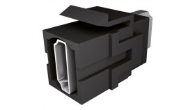 Bachmann Łącznik Keystone 4K Hdmi Uhd Żeński/Żeński Czarny