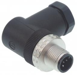 ELWIST 5012PG9, M12, 5 styków, złącze męskie (wtyk) kątowe, dławik PG9 (6-8mm), nakrętka metalowa, Hirschmann, 933168100, ELWIST