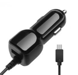 Ładowarka samochodowa microUSB 1A ( z kablem) LIBOX LB0086