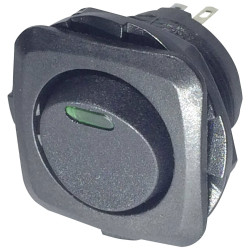 TruComponents 751569 Rocker switch,Off/On,SPST,Illuminated,Quick Connect