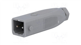 Złącze Prostokątne St Wtyk Męskie Pin: 2 Z Obejmą Kabla Ip54 Stas20