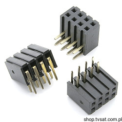 BA05P-08SH2-2GT Socket 2 x 4 Pin THT BERG
