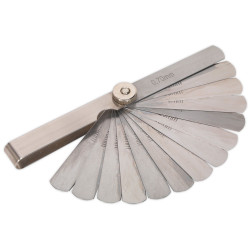 Sealey VS511 Feeler Gauge 15 Blade Metric