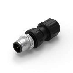 Złącze wielostykowe przemysłowe 5-pinowe M12 Montaż na kablu Wtyczka Wurth Elektronik