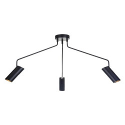 Lampa wisząca Futuro czarna 3xGU10 Light Prestige