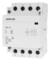 Stycznik modułowy 63A 24V 4xNO SM4 63-40-24V