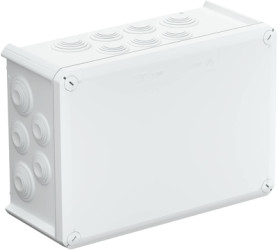 Cable junction box, 267 x 182 x 110 mm, no. of entries: 24, 35 mm², light gray, IP66, 2007125