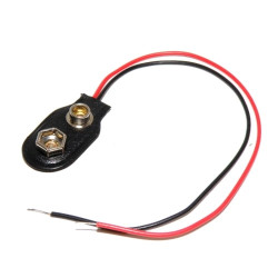 Gniazdo bateryjne 6F22 (9V)