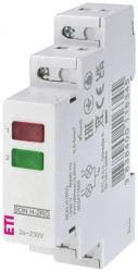 Lampka modułowa 1-fazowy czerwony/zielony LED SON H-2RG