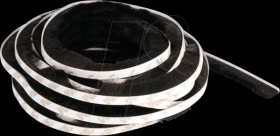 66895 Brush Strip self-adhesive 15 mm - length 5 m black