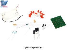 Wirujące światło LED - elekt świetlny