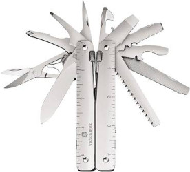 Victorinox Swiss Tool MX, srebrny, w nylonowym etui na pasek