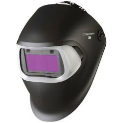 3M SpeedGlas H751120 SpeedGlas 100V Black Welder&#x27;s Hard Hat EN 388 Black