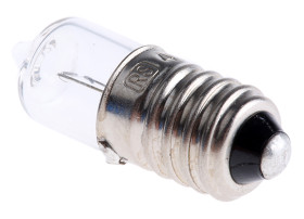 Oświetlenie wskaźnika 4 V E10 bezbarwna 60 lm RS PRO rozmiar T9