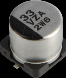 EEHZA1V330P Polymer hybrid SMD electrolytic capacitor, 33 µF, 35 V, 6.3x6.1