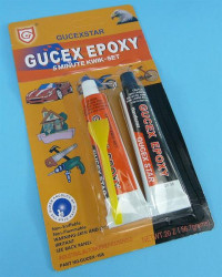 KLEJ EPOKSYDOWY GUCEX 5min 2x10ml ŹYWICA