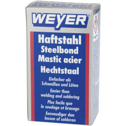 Weyer 11125 Adhesive Steel 125g Repairs Breaks, Bursts, Leaks Easily