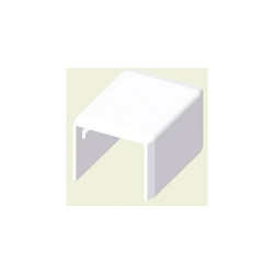 KOPOS 8932 HB Cable Duct Connector 1 Piece White RAL 9003 for LHD 30x25