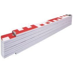 Stabila 17927 GEO 17927 Rule 2m Beech Wood Durable Metric Steel Joint
