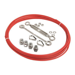 15m Stainless Steel Turnbuckle Kit