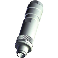 TE Connectivity T4011008031-000 M8 3-Pin Straight Sensor/actuator Plug