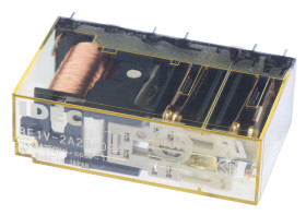 Przekaźnik monostabilny, DPDT, 24V dc, 360mW, Wciskane, Idec