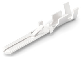 Faston plug, 2.8 x 0.81 mm, L 22.5 mm, uninsulated, straight, 0.5 to 1.0 mm², AWG 20 to 17, 928930-1