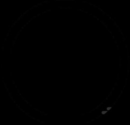 Seal, black, for connector, 16-04477