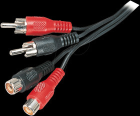 2x RCA plug to 2x RCA connector, 1.5 m