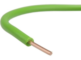 Przewód instalacyjny H07V-U / DY 1 750V zielony drut Elektrokabel /100m/