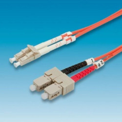 Value Patchcord światłowodowy 62.5/125 LC-SC pomarańcz 5m