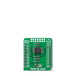 Narzędzie rozwojowe z kategorii „pamięć&#148;, FRAM 6 Click, CY15B102Q, rodzaj: Płyta rozszerzenia, Ferroelektryczna RAM