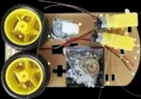 Robot chassis for 2 wheel drive cars
