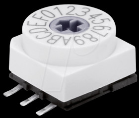 203226 Encoder switch - 16 pos., SMD, Hexa