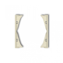 MINI Ramka pośrednia do gniazd podwójnych orzech ziemny 44MRP-2