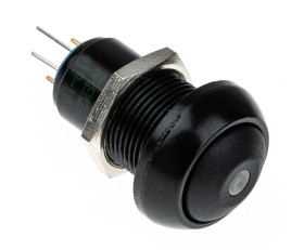 Przycisk miniaturowy Zatrzaskowy SPST średnica wycięcia 13.6mm, montaż panelowy APEM