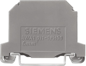 Kostka zaciskowa na szynie DIN Siemens poziomy: PodwójnyŚruba 8WA raster: 8mm