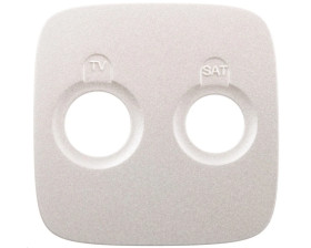 VALENA ALLURE Plakietka gniazda antenoweego tv-sat perłowy 754829
