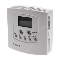 Termostaty, +5→ +35 °C., konf. 7 dni, 24→ 250 V AC, RS PRO