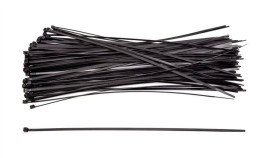 Opaska Nylonowa Zaciskowa 4,8X450mm (Czarna) 100 Szt.