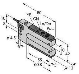 Fotokomórka Turck SLM10B6 W/30' 3075013 1 szt.