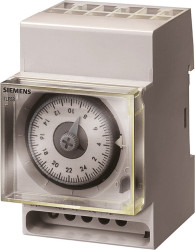 Przełącznik czasowy DIN 1-kanałowy Analogowy 230 V ac Siemens SPDT