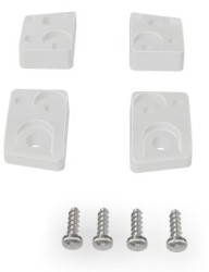 Wall bracket, PPE/PS, light gray, for Bocard series, 20007000