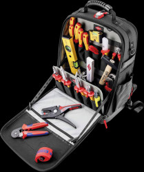 00 21 50 E Tool backpack modular X18 - electrical, 23-piece