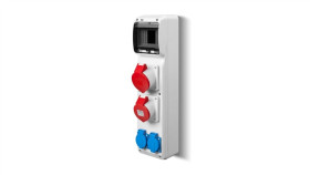 Rozdzielnica Budowlana Rs-6 6-Mod. 2X2p+Z, 16A/5P, 32A/5P, Ip44 Bez...