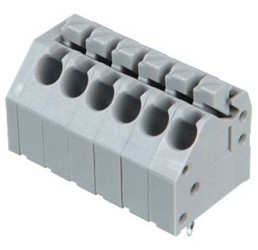 Złączka oświetleniowa WAGO 6 250 Żeński Listwa zaciskowa do płytki drukowanej Gniazdo